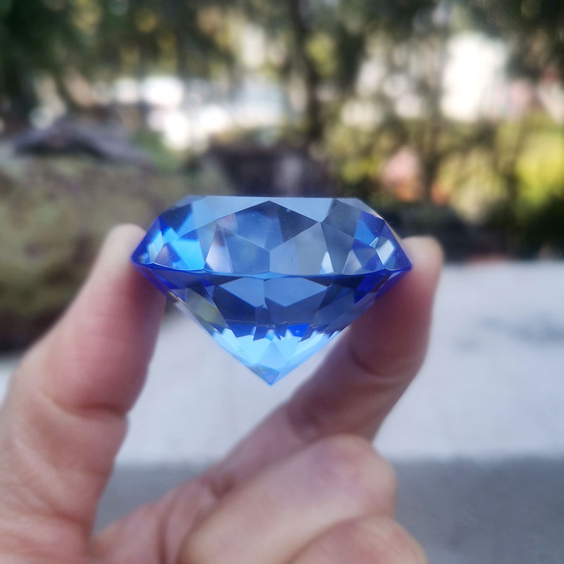 Paper Weight Crystal - 1 szt. Kryształowy diamentowy obciążnik do
