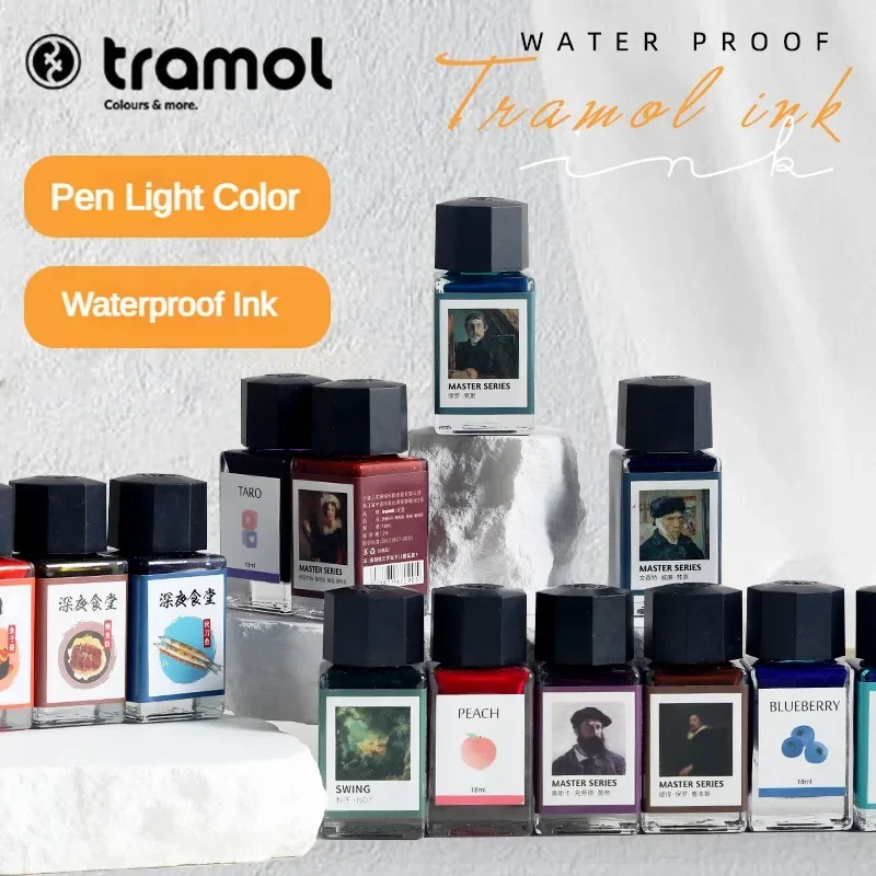 Fountain Pen Bottled Ink - Tramol 26 kolorów 18 ml różne