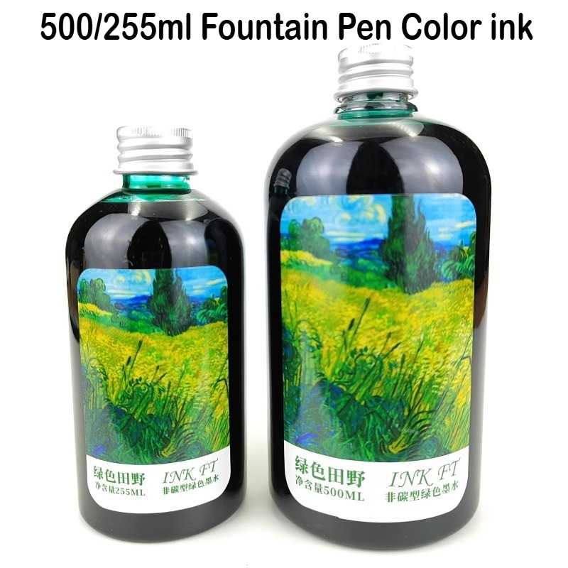 Fountain Pen Bottled Ink - 500ml/255ml/50ml 24 Kolory Atrament do Pióra