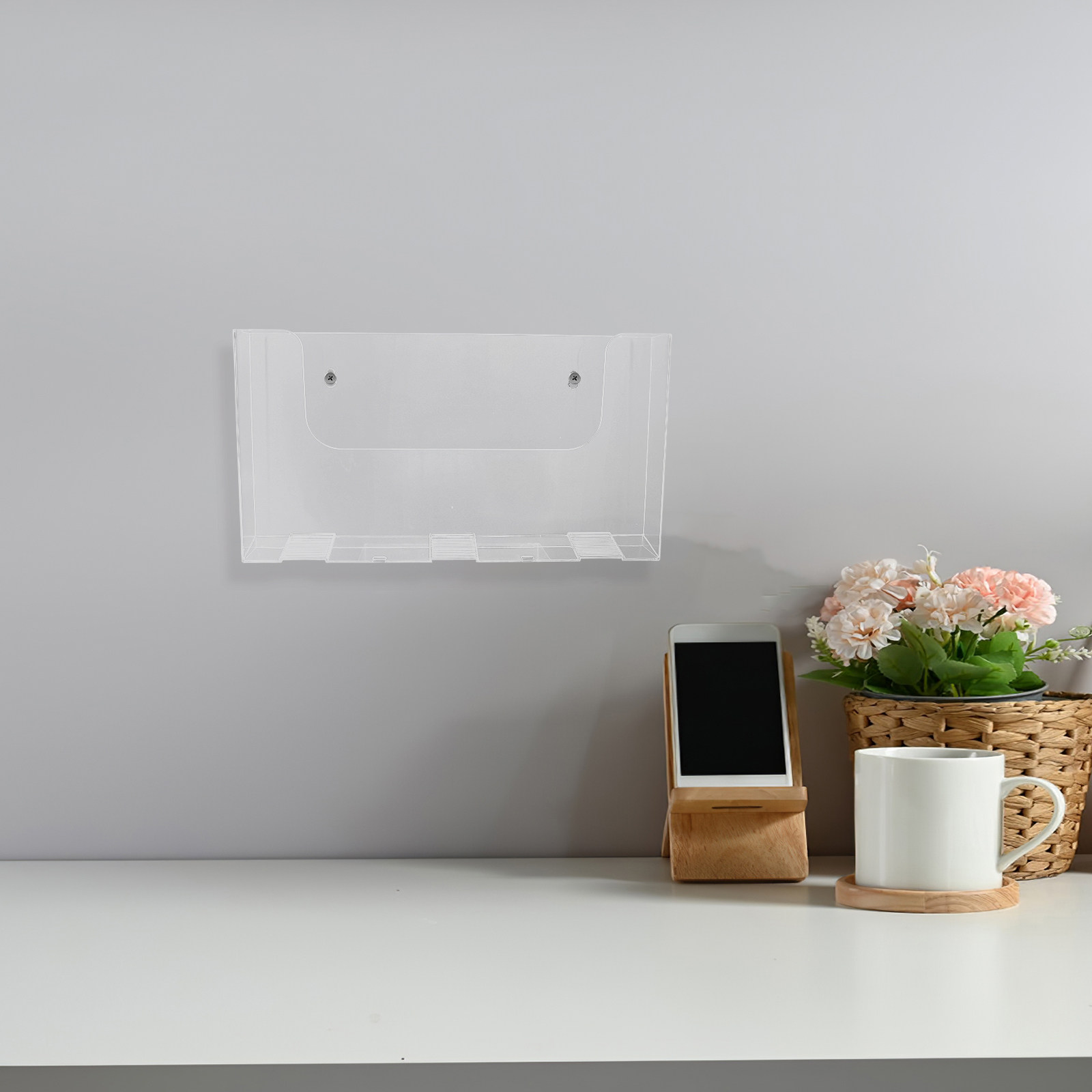 Magazine Holder Rack - 2 szt. ściennych uchwytów na czasopisma,