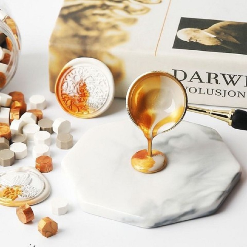 200 SZTUK Koraliki woskowe Lak – Wax Seal Stamp Set recenzja i cena