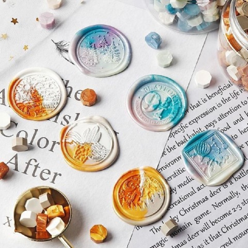 200 SZTUK Koraliki woskowe Lak – Wax Seal Stamp Set recenzja i cena