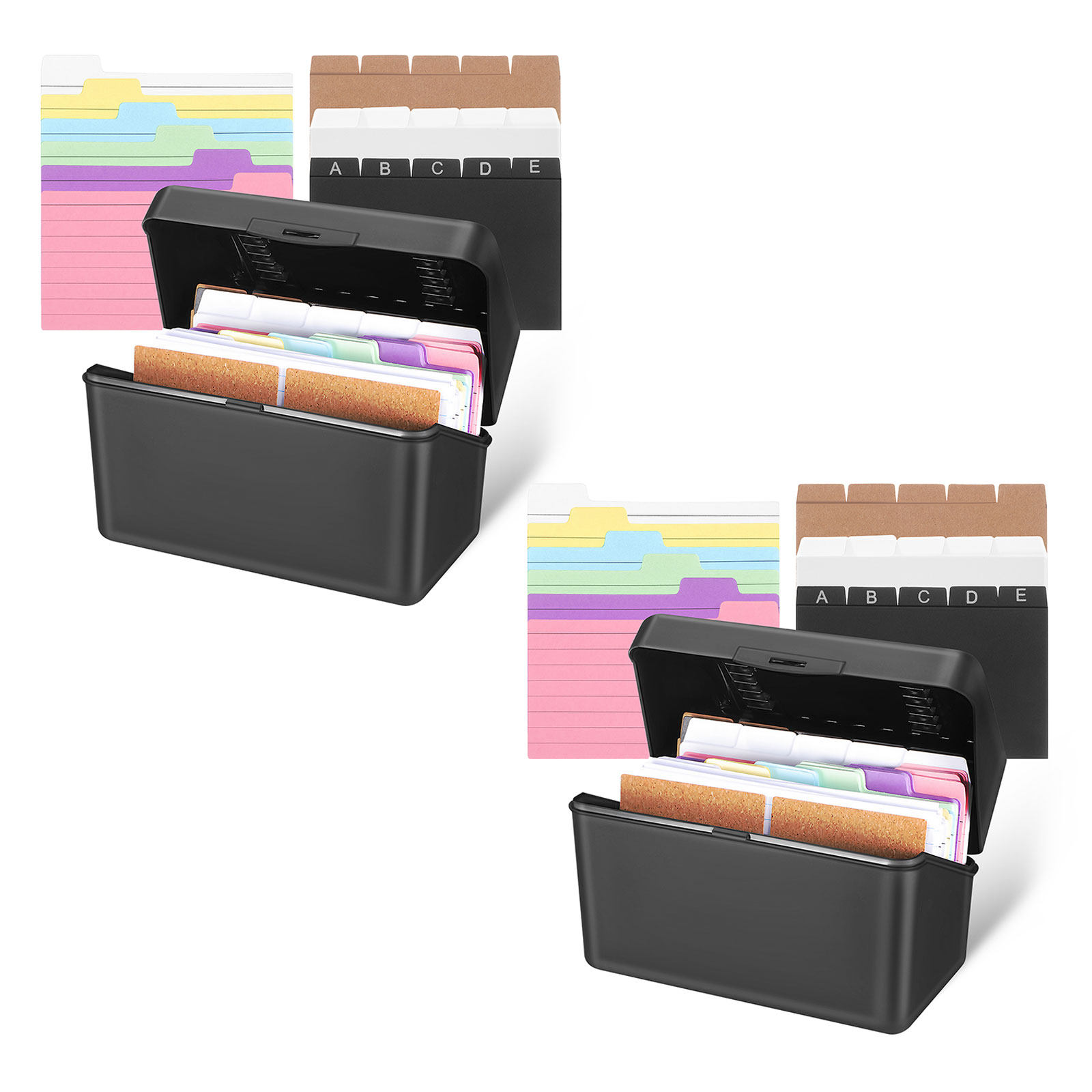 2 zestawy pudełek do przechowy – Card Index Box recenzja i cena