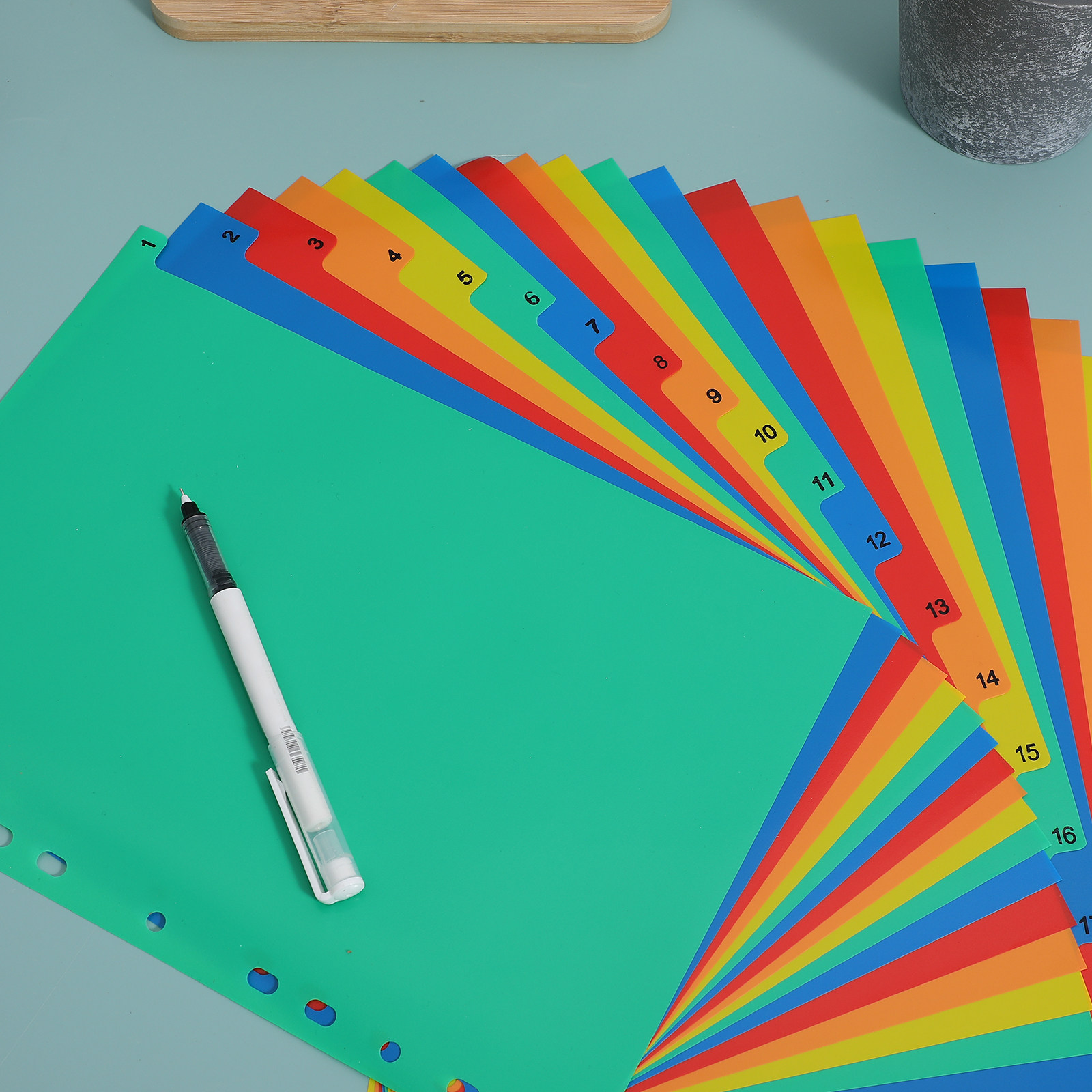 Kolorowe plastikowe przekładki – Tab Divider A4 recenzja i cena