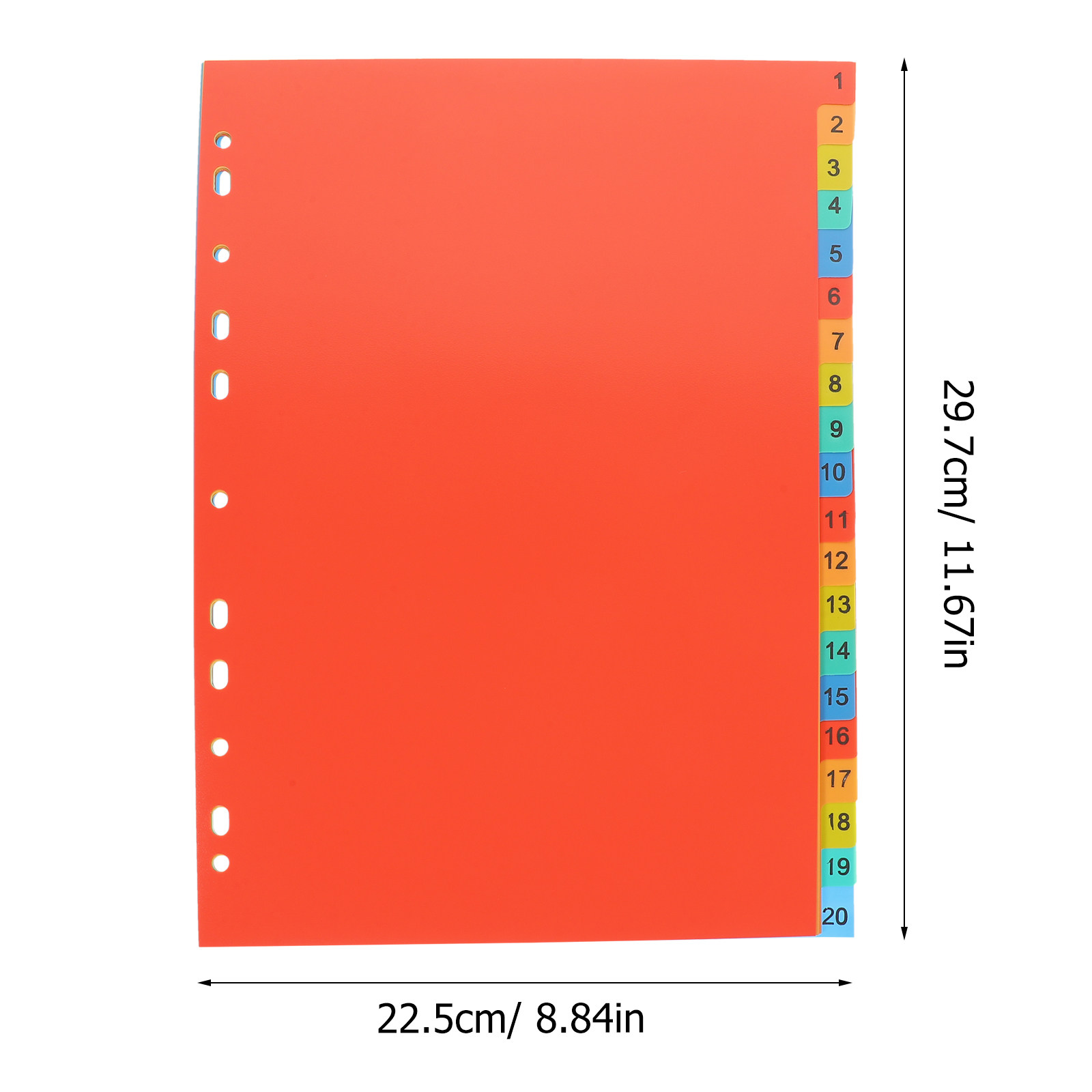 20 arkuszy przekładek A4 z zak – Tab Divider A4 recenzja i cena
