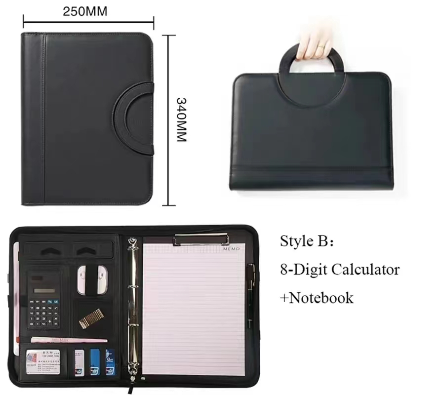 Skóra PU A4 zamek błyskawiczny – Binder A4 Lever recenzja i cena