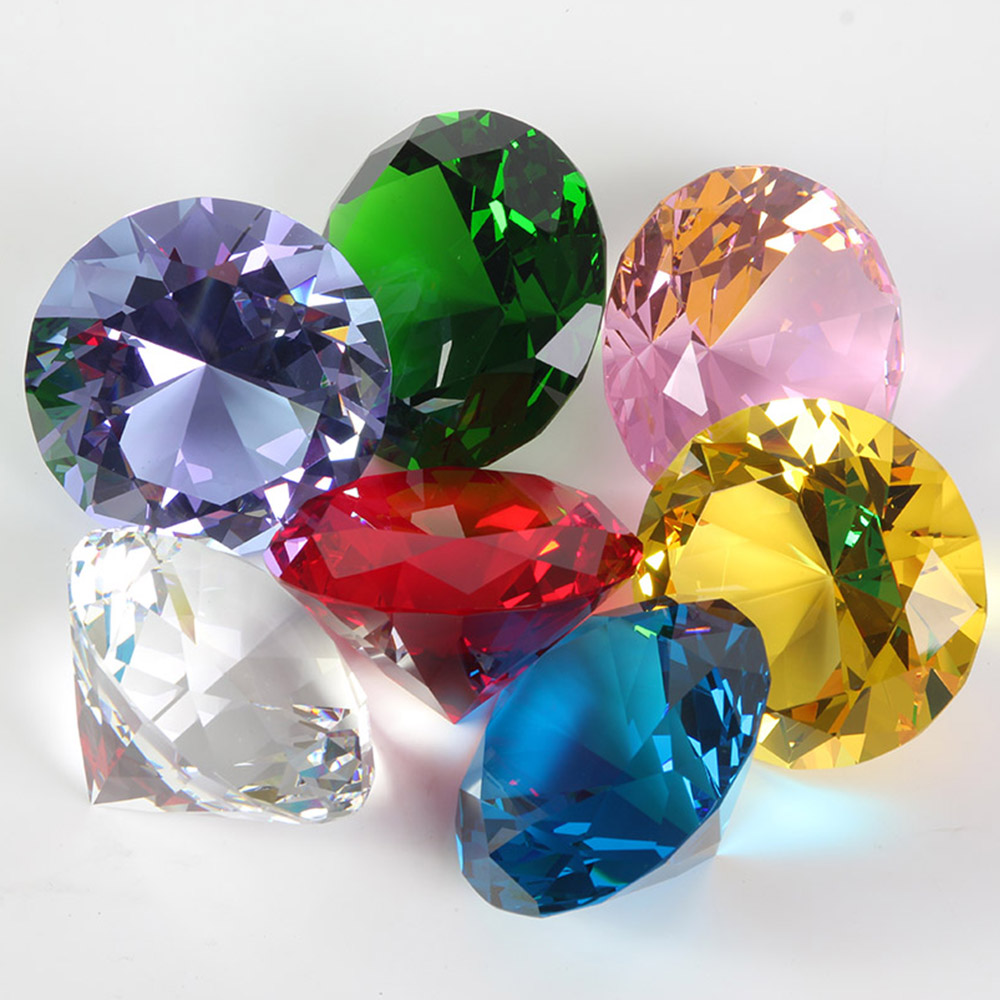 10 kolorów kryształowego diame – Paper Weight Crystal recenzja i cena