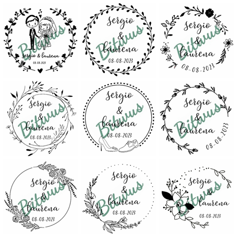 Niestandardowa pieczątka ślubn – Rubber Date Stamp recenzja i cena